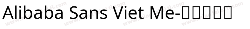 Alibaba Sans Viet Me字体转换